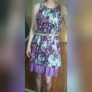 Jessica Simpson Floral Dress with belt