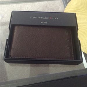 New John Varvatos men's wallet billfold