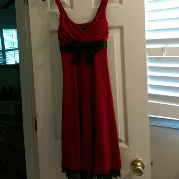 Sexy Red Baby Doll Dress