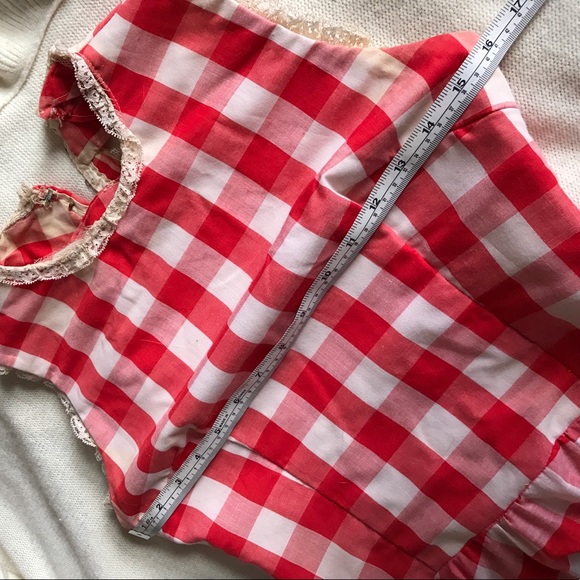 Vintage Handmade Picnic Cowgirl Lace 50's Dress - Picture 7 of 8