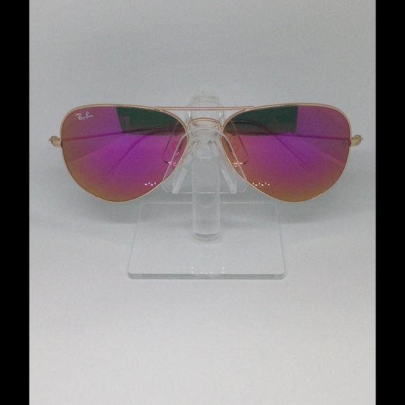 Ray ban rb3025 pink mirror lens 58mm