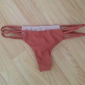 Acacia Swimwear: Maui bottom in "papaya," XS
