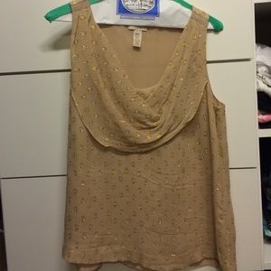 JCrew gold top