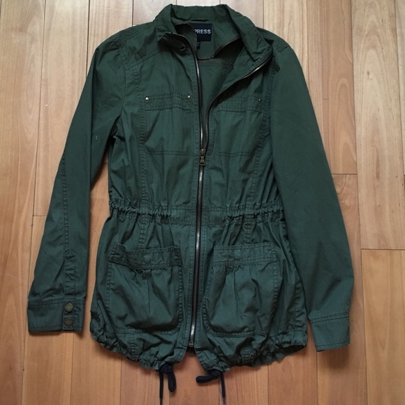 Green army jacket