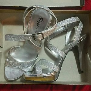 Silver heels