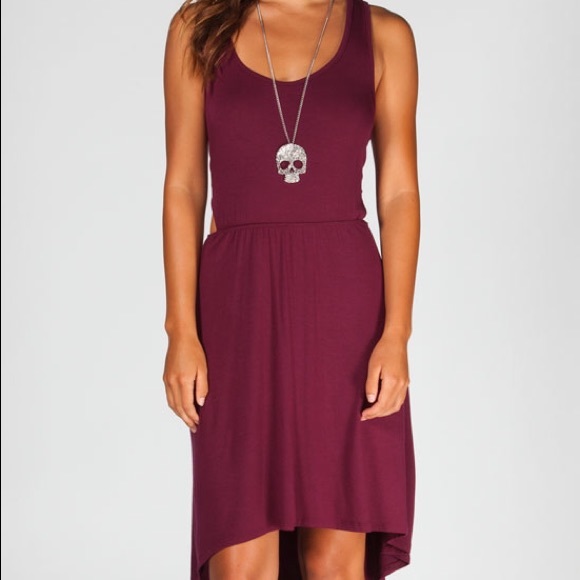 Hi low cut out dress