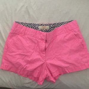 J Crew neon pink shorts
