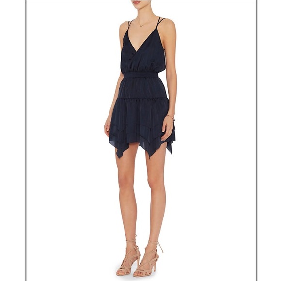 Charlotte Eskildsen • Ula Frill Dress in Navy NWT - Picture 2 of 4