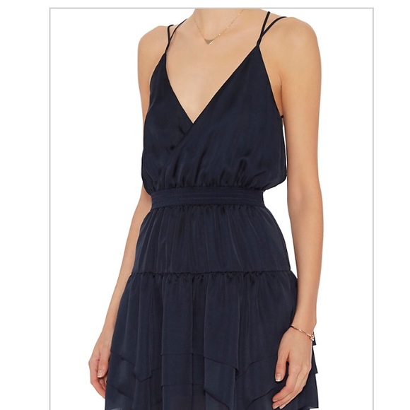 Charlotte Eskildsen • Ula Frill Dress in Navy NWT - Picture 4 of 4