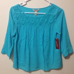 NWT Beautiful Blue Blouse