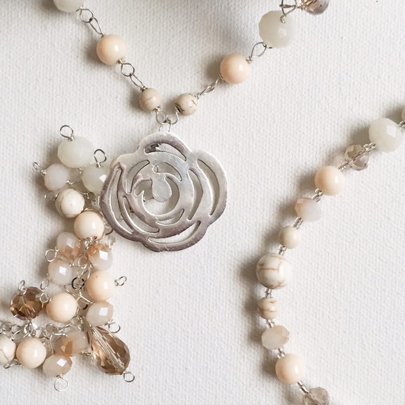 💕HP💕Natural stone and silver jewelry set💕 - Picture 2 of 4