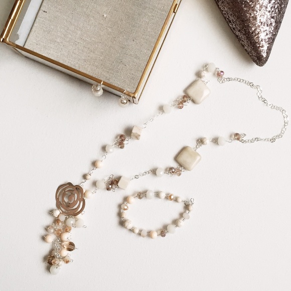 💕HP💕Natural stone and silver jewelry set💕 - Picture 4 of 4