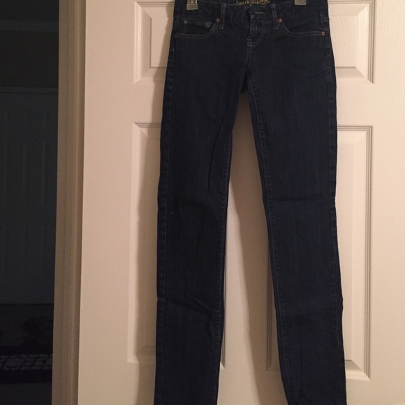 Dark denim jeans-- AE