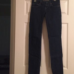 Dark denim jeans-- AE
