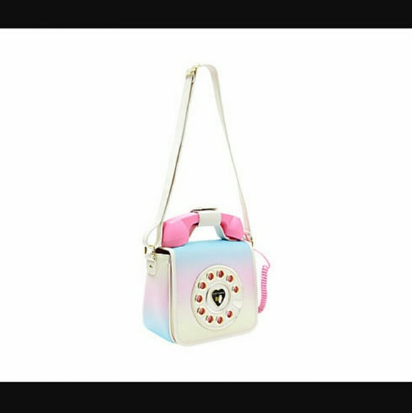 ISO Betsey Johnson Hotline Phone Crossbody Rainbow
