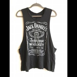 Brandy Melville Jack Daniels Muscle Tee