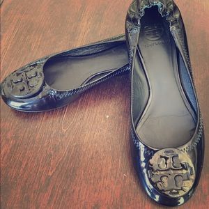 Tori Burch Patent Leather Flats
