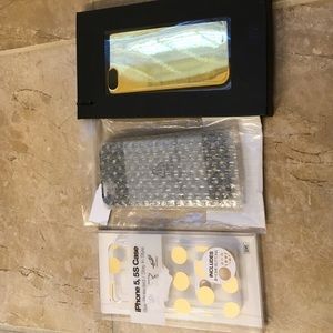 iPhone 5,5S Cases J Crew (2) and Target (1) Bundle