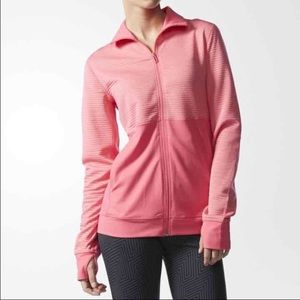 Adidas Limitless Track Gym Workout Jacket Pink