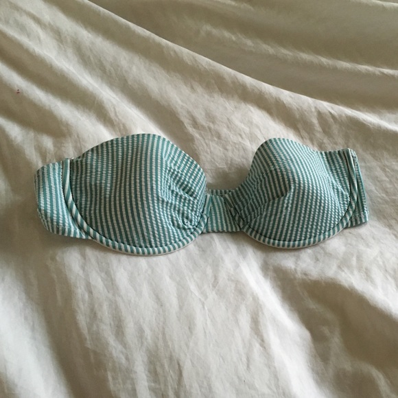 Strapless j crew bathing suit top