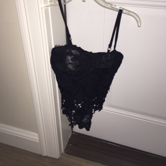 Lace crop top