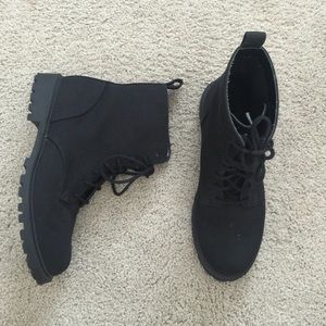 Black boots