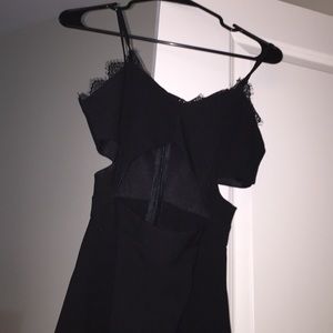 Lace black dress