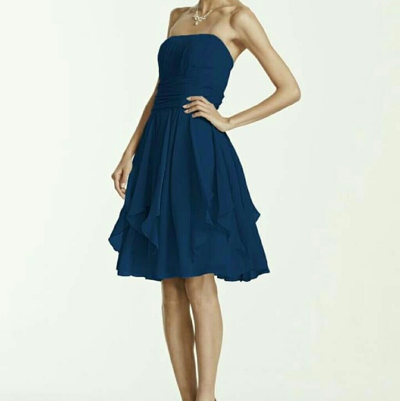 Marine (navy) Bridesmaid Dress