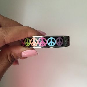 Coach Peace Sign Bracelet
