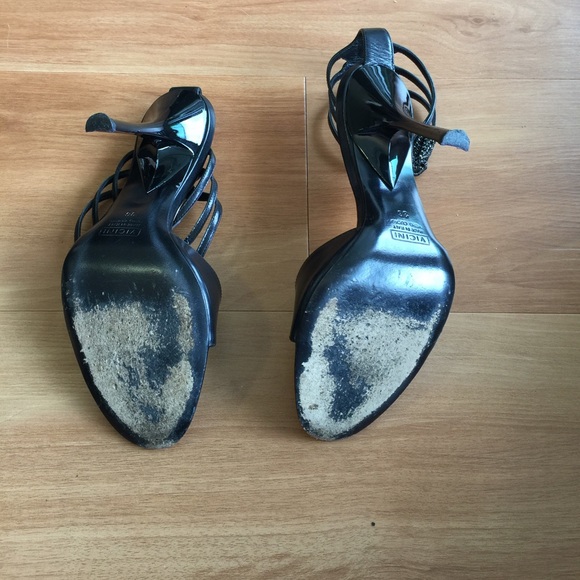 Giuseppe Zanotti heels with crystal ankle clasps - Picture 3 of 4