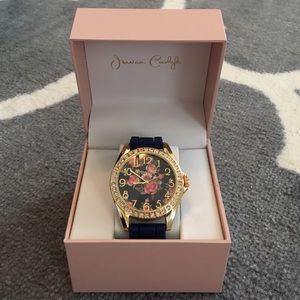NEW Jessica Carlyle Floral/Navy Watch