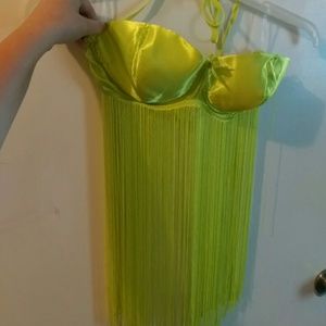 Lingerie top with fringes never worn