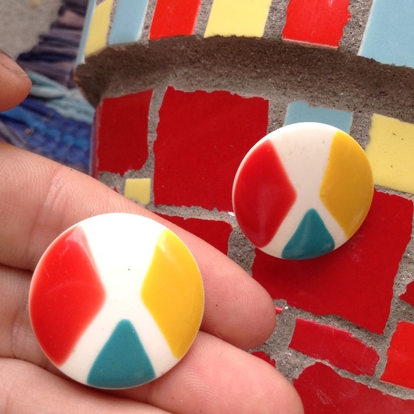 Vintage Jewelry - Vintage Primary Color Geometric Vintage Jewelry - Vintage Primary Color Geometric