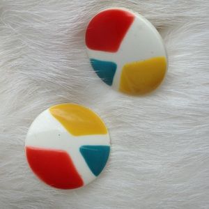 Vintage Jewelry - Vintage Primary Color Geometric Vintage Jewelry - Vintage Primary Color Geometric