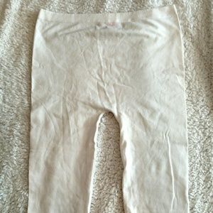 White Leggings with Lace