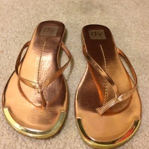 Dolce Vita Shoes - Rose gold flip flops Dolce Vita Shoes - Rose gold flip flops