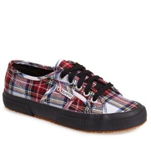 superga tartan plaid sneakers