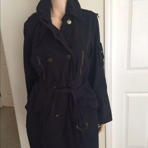 NEW Black Trench Coat ⚡️