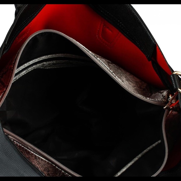 Coming Soon! Set Black Silver Classic Handbags - Picture 2 of 2