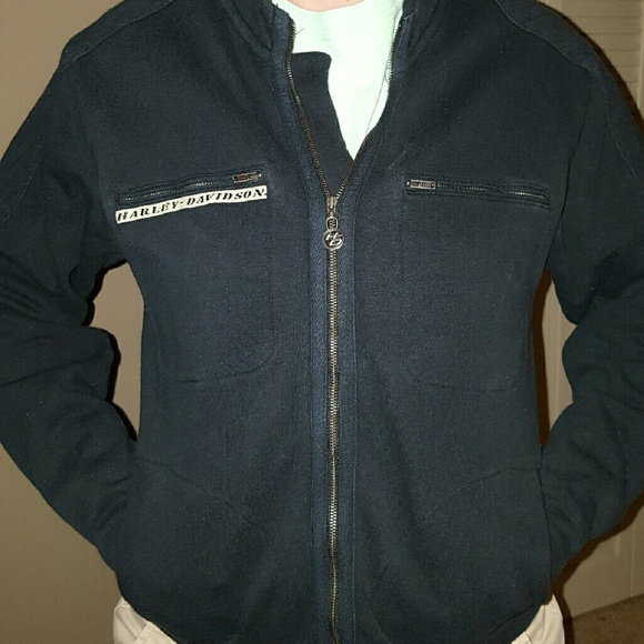 SOLD.  Harley Davidson Fleece Jacket
