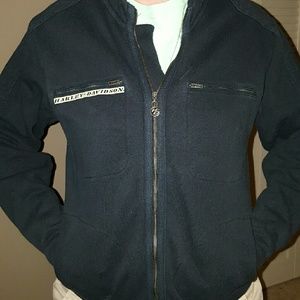 SOLD.  Harley Davidson Fleece Jacket