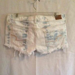 American eagle denim wash jean shorts
