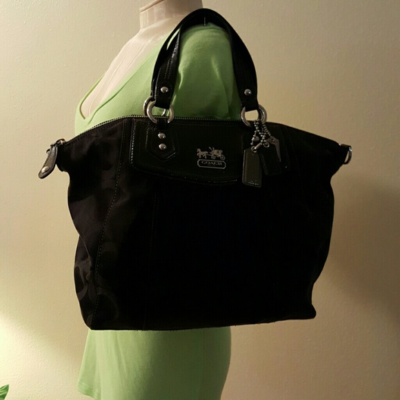 COACH Madison Op Art  Claire in Black #14335