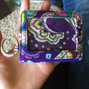 Vera Bradley ID holder keychain