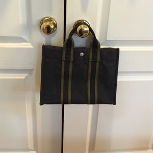 Hermès Canvas mini tote bag (authentic)