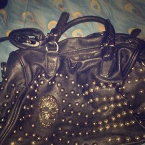 Skull beaded purse