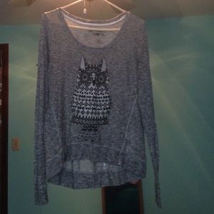 Owl long sleeve shirt by: Bethany Mota