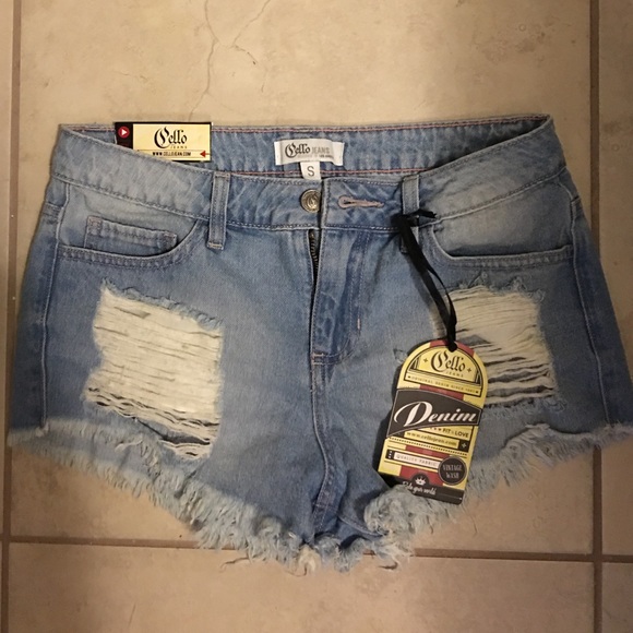 Cello jeans vintage wash jean shorts size S