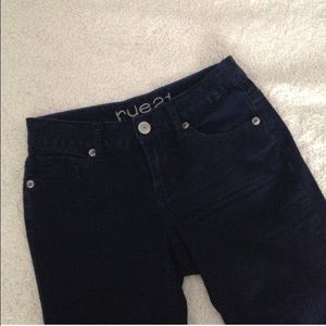 Dark denim high waisted jeans