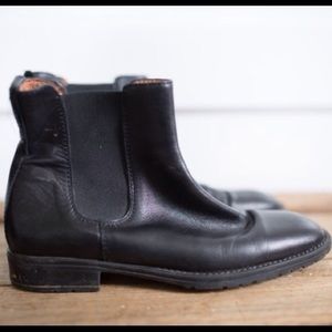 J.crew leather chelsea boots, 6 // made in italy
